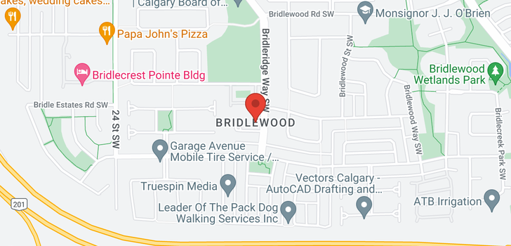 map of 34 BRIDLEWOOD CI SW